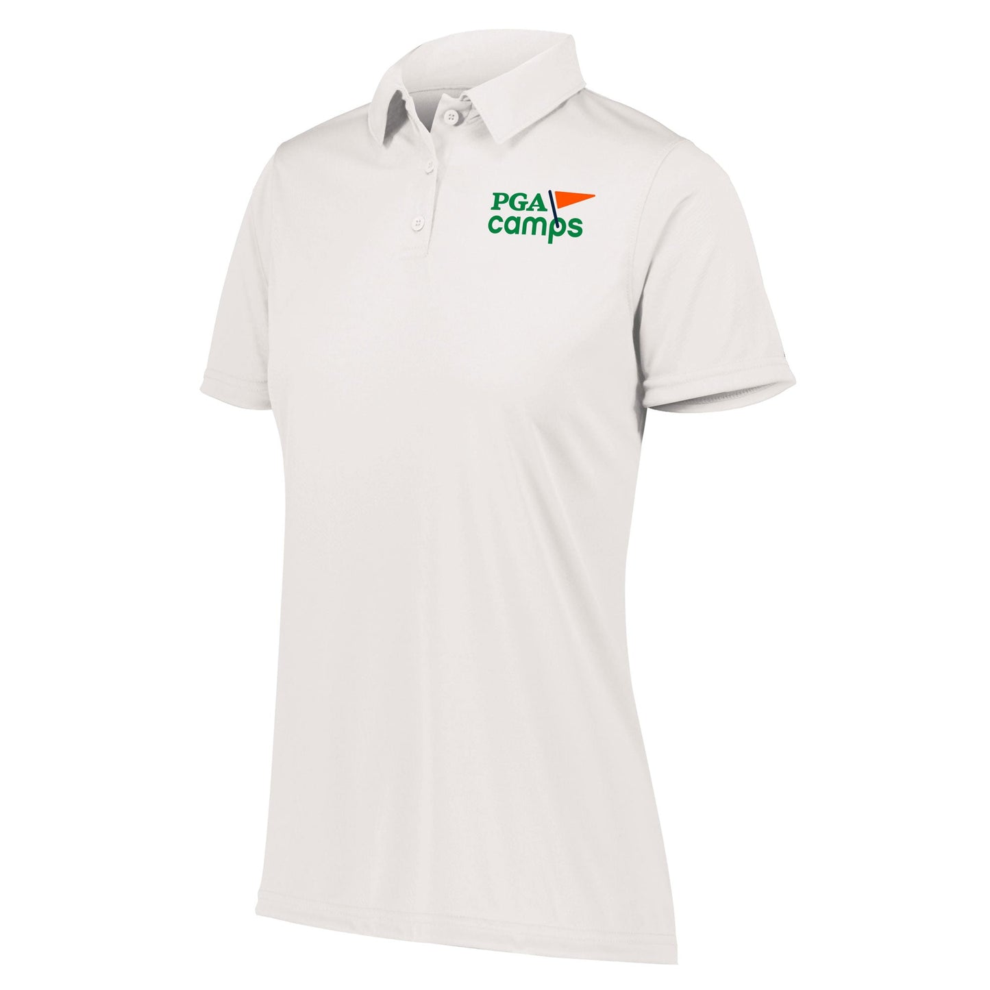 PGA Junior Golf Camp Ladies Polo - White