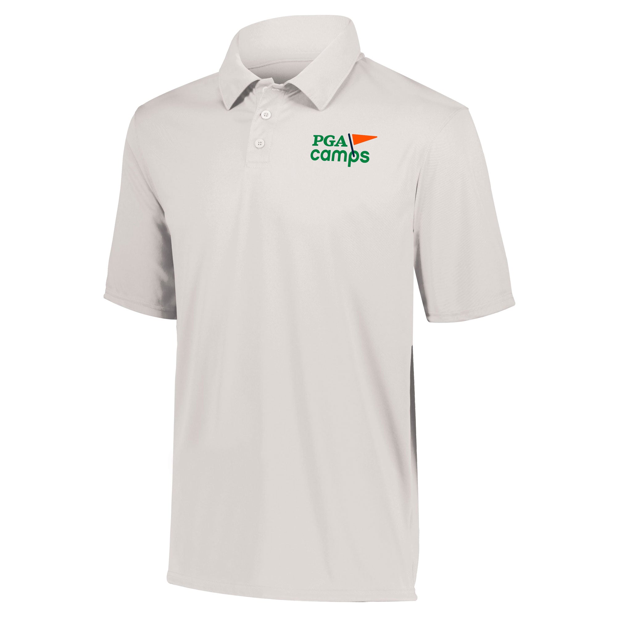 PGA Junior Golf Camp Adult Polo - White – PGA Camps